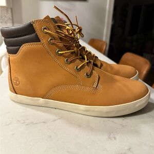 Timberland Ladies Brown Leather High-Top Boots